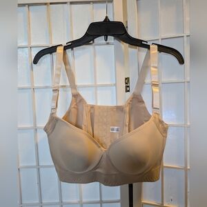NWOT! SheCurve Push-Up Back Smoothing Bra ~ Nude 42C